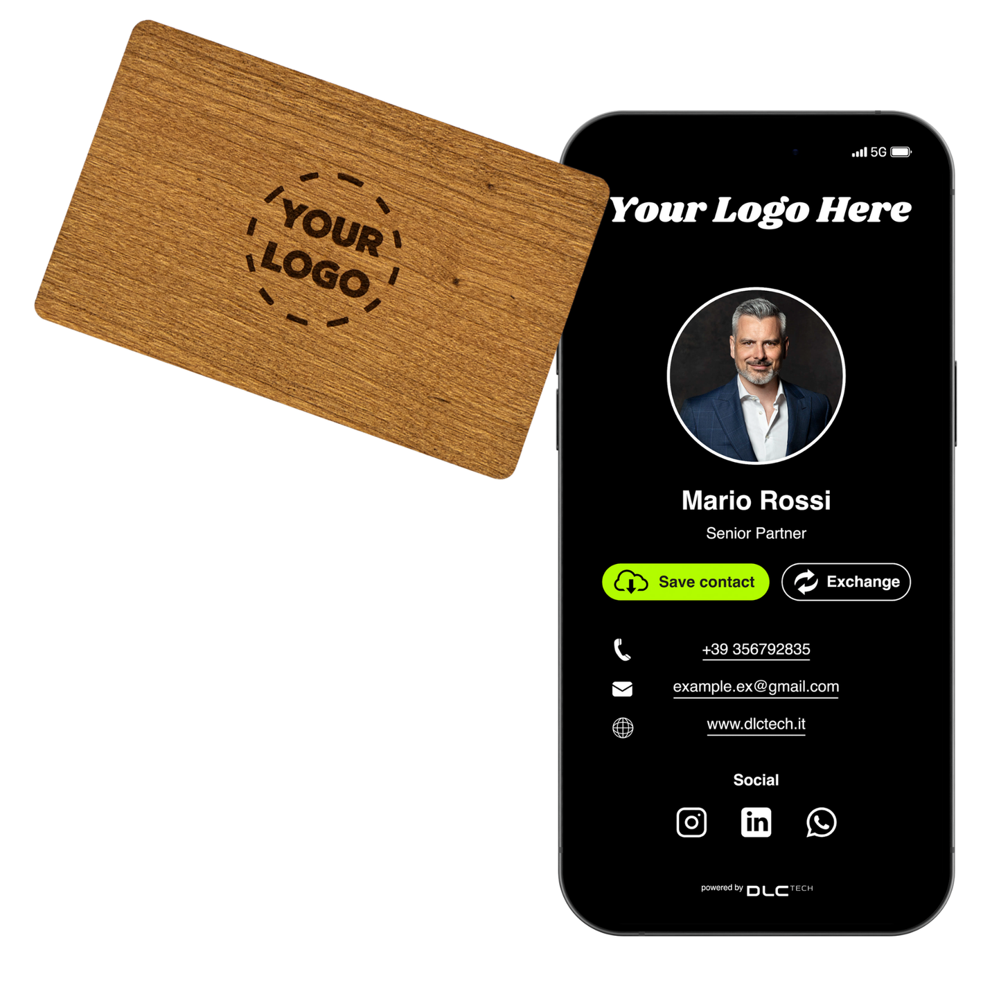 DLC Business Card - WOOD