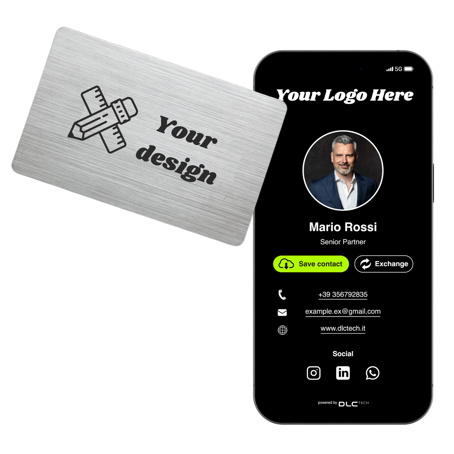 DLC Business card - METAL