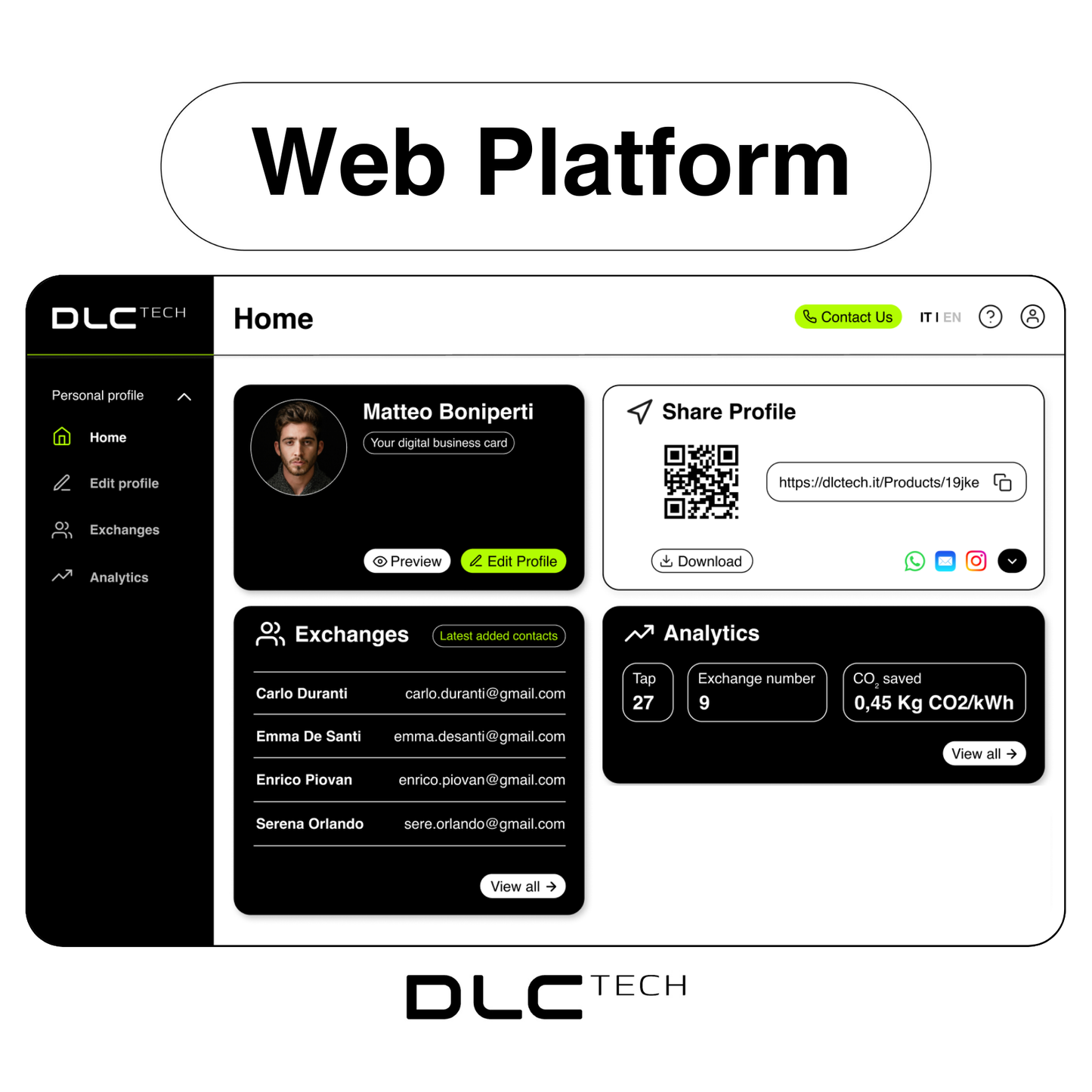 DLC Business card - METAL